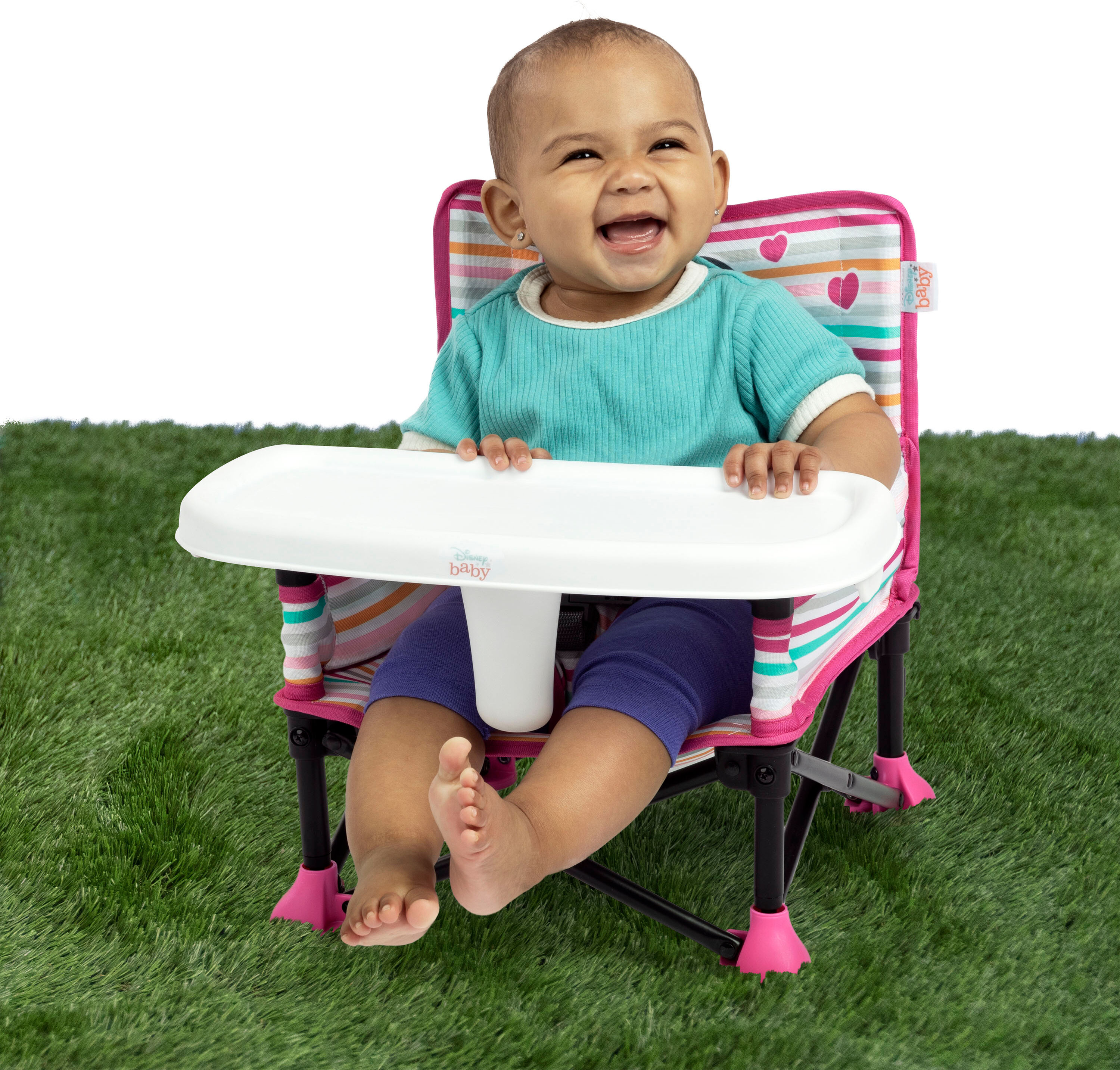 Tischsitz BRIGHT STARTS "Pop ‘N Sit™ Portable Booster Seat", Baby, bunt (minnie mouse), Tischsitze Tischsitz minnie mouse Einheitsgröße