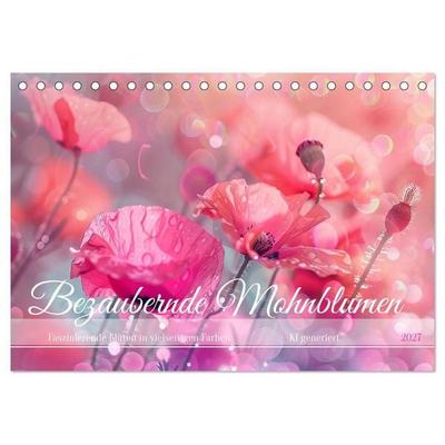 Bezaubernde Mohnblumen (Tischkalender 2027 DIN A5 quer), CALVENDO Monatskalender