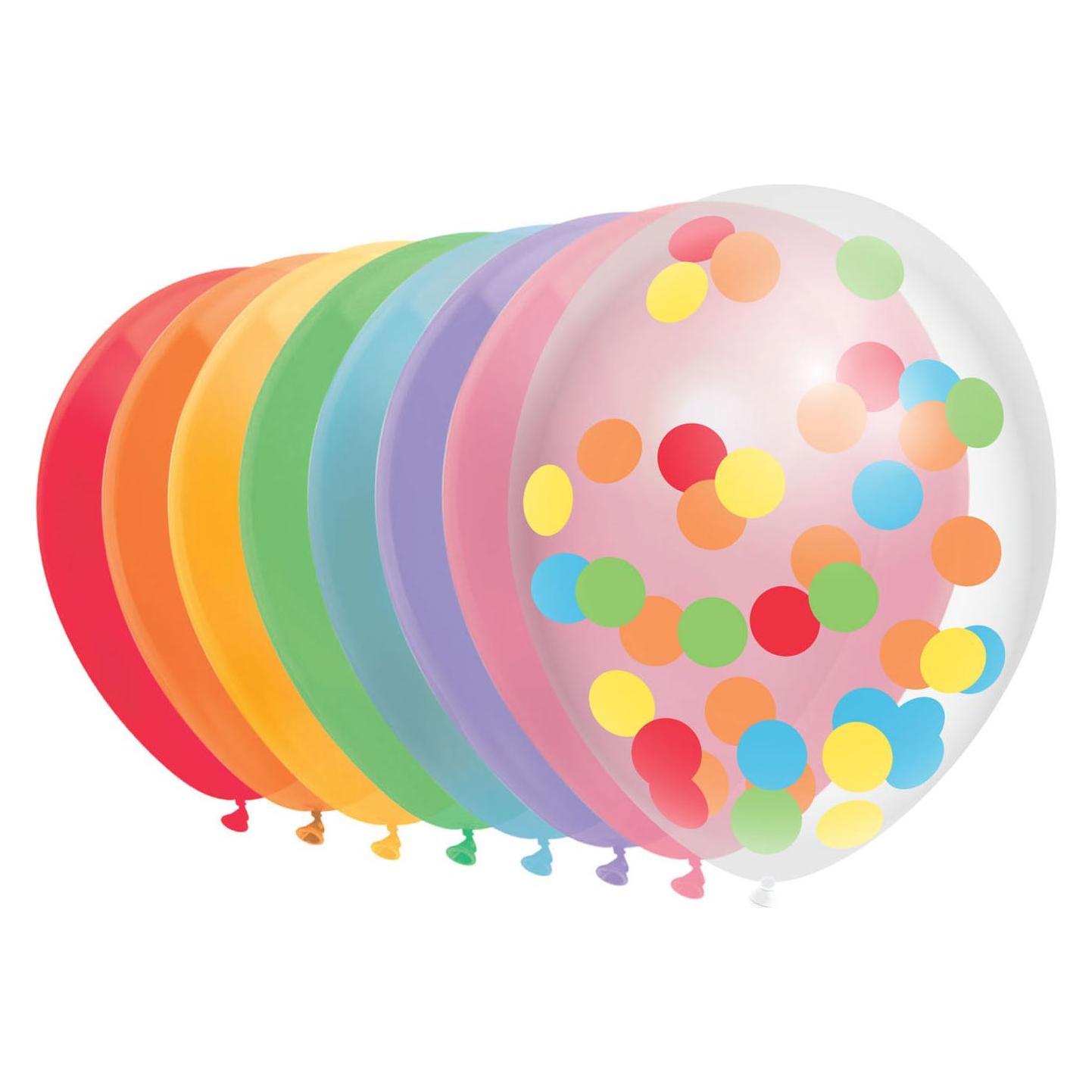 Haza Witbaard Luftballons Regenbogen, 10 Stück (10x) (21206775)