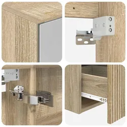 vidaXL, Badmöbelset, Badezimmermöbel-Set