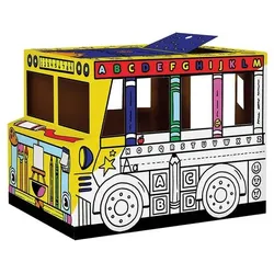 Bankers Box System Bastelset Karton-Spielhaus »Bus« 5-teilig, 78.74x114.3 cm