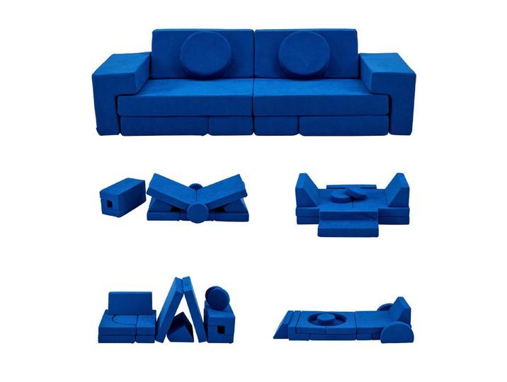 LEADZM Kindersofa Kindersofa Spielsofa, Schaumstoff Stapelsteine für Kinder, Kindercouch