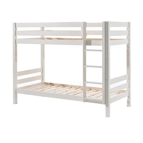 Vipack Etagebed Pino voor kinderen, massief hout, 90 x 200 cm