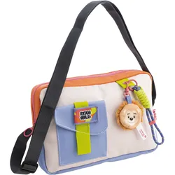 NICI Schultertasche Löwe - beige|blau|orange