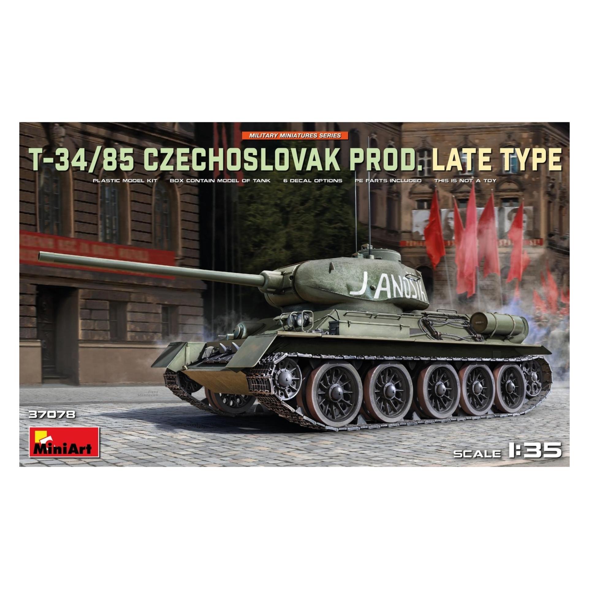 Mini art Miniart 1:35 - T34/85 Czechoslovak Prod, Late Type (550037078)