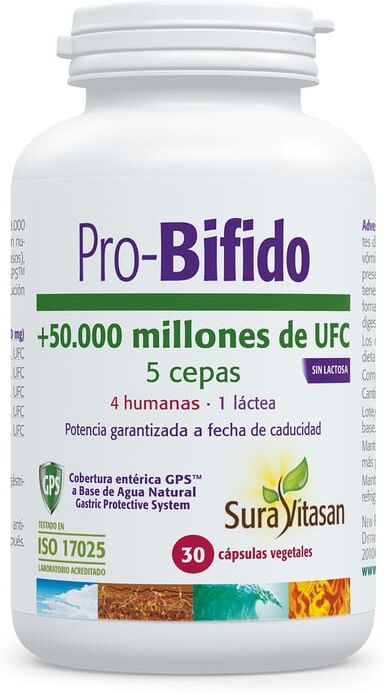 Sura Vitasan Pro-Bifido Probiótico 30 VCaps