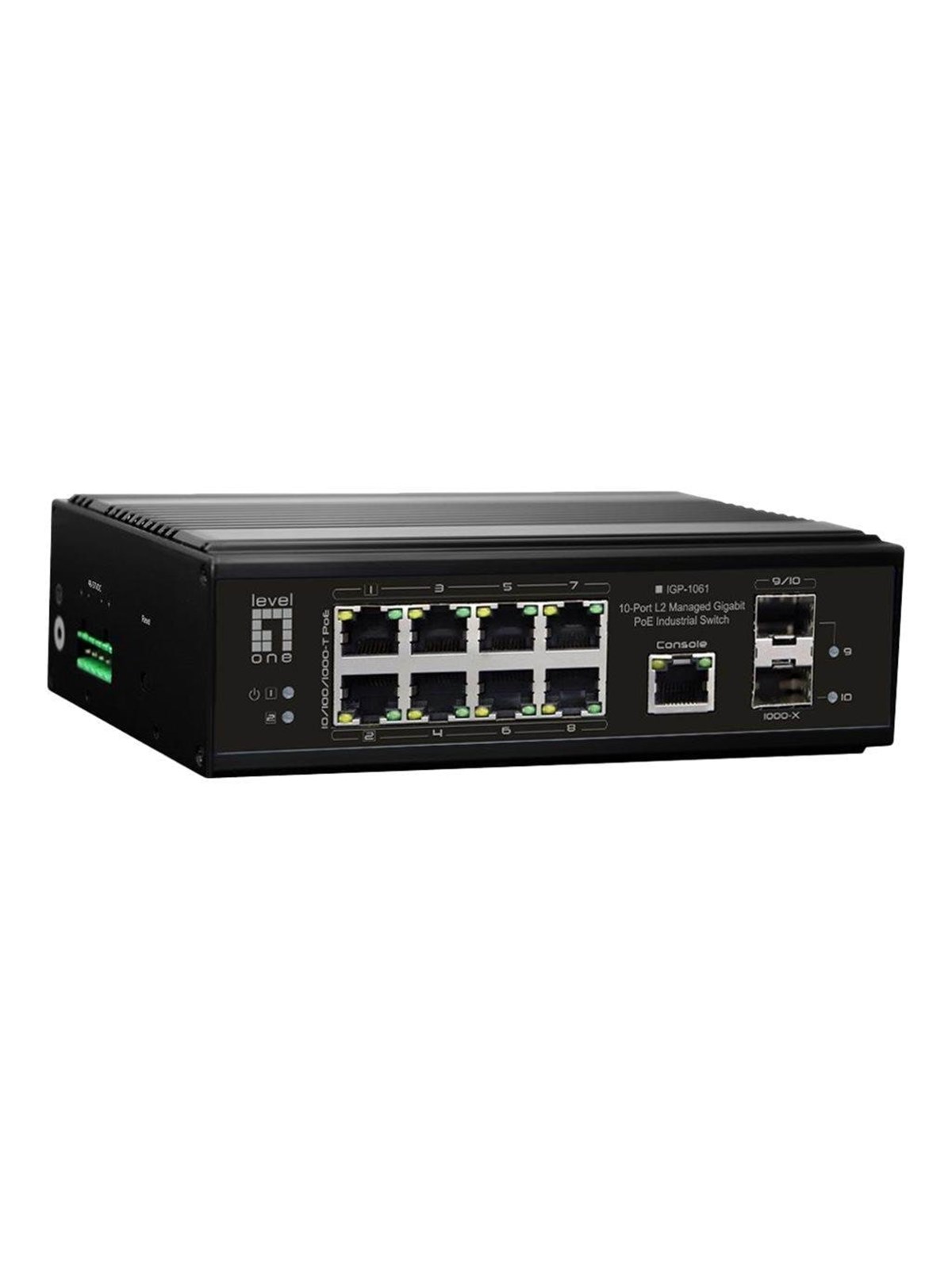 LevelOne IGP-1061 - switch -40°C to 75°C - 10 ports - Managed