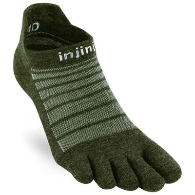 Injinji - Run Lightweight No Show Wool - Laufsocken 44,5-47 | EU 44,5-47 oliv