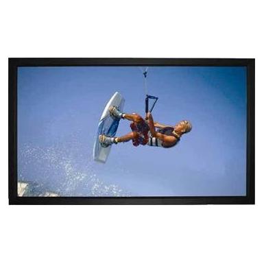 Medium Frame Budget Rahmenleinwand BM 200x113cm AM 216x129cm BxH 16:9 Format 8cm schwarzer Rahmen Ty (91", 16:9) (15520)