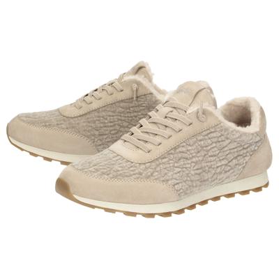 Sneaker SIOUX "Snejana-700-WF", Damen, Gr. 37 (UK 4), beige, Schuhe Sneaker