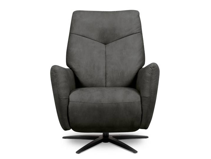 Livetastic Relaxsessel Cloud, Schwarz, Metall, 76x107x88 cm, USB-Anschluss, USB-C-Anschluss, Sitzfläche 360° drehbar, Wohnzimmer, Sessel, Relaxsessel