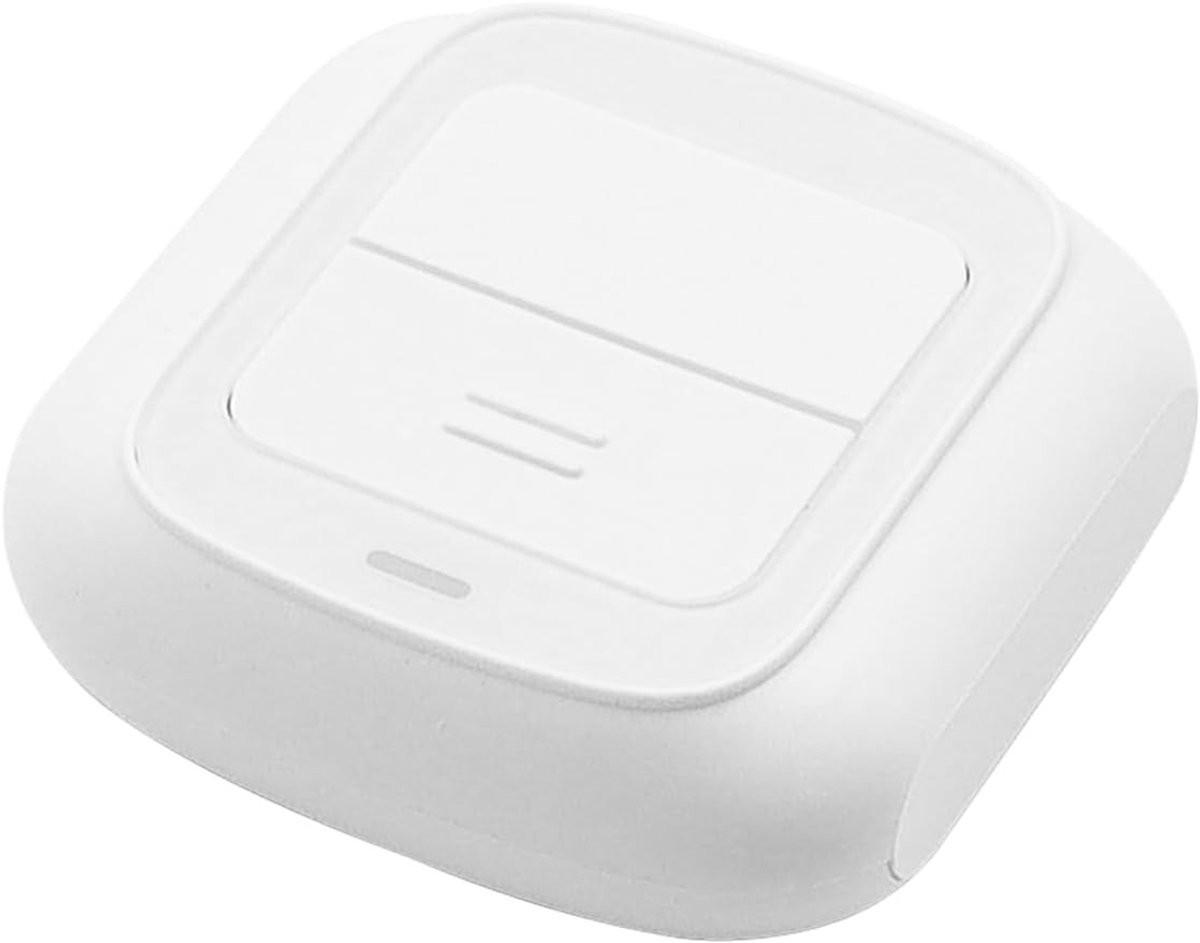 WiFi Schakelaar met 2 Knoppen voor Slimme Huizen - Scene Switch en Repeater, Compatibel met Tuya en Smart Life