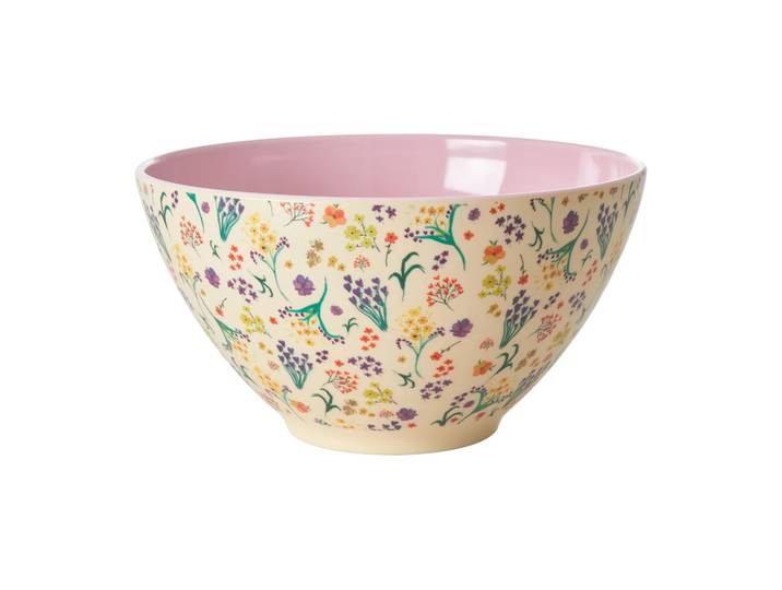 RICE Rice saladekom melamine Ø26,5 cm Wild flowers