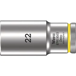 Wera 8790 HMB Deep Steckschlüsseleinsatz mit 3/8"-Antrieb Gelb - 05004544001 - Gelb