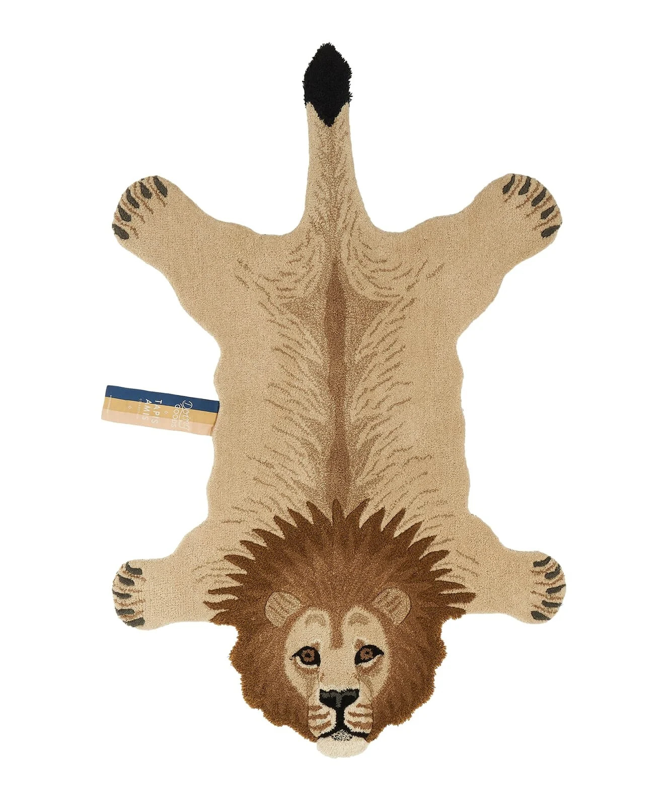 Doing Goods Moody lion vloerkleed large - Wol en katoen