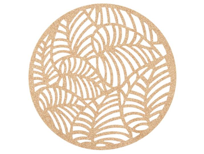 Tischset im Ajourmuster, mit goldenen Blattmotiven