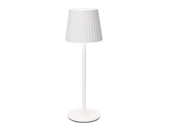 LED Tischlampe dimmbar 9 x 27 cm weiss