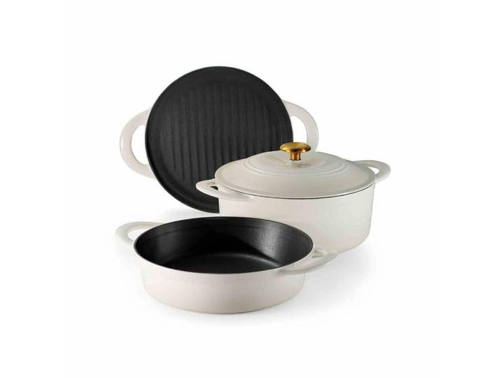 Tramontina Pfannen-Set CAST IRON 4-tlg. Latte