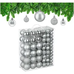 Relaxdays, Christbaumschmuck, Weihnachtskugeln 138er Set (138x)