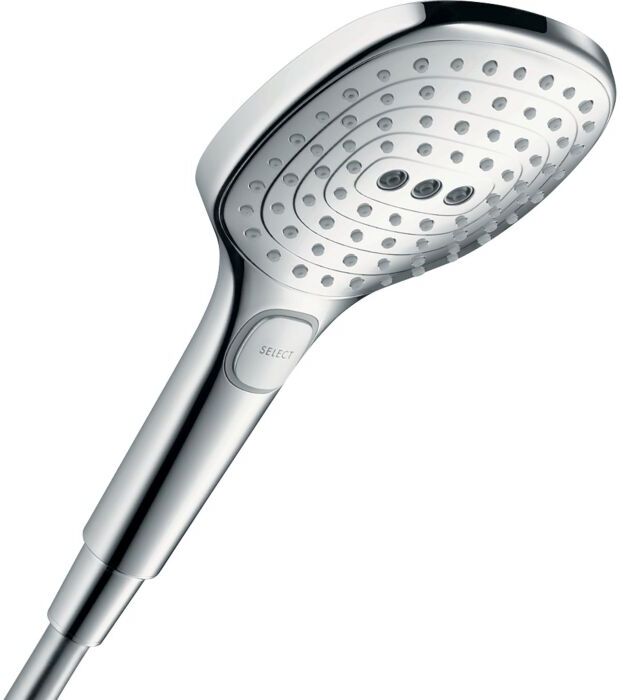 Hansgrohe Raindance Select E 120 3jet 26521400 Handbrause Ecosmart, weiß chrom