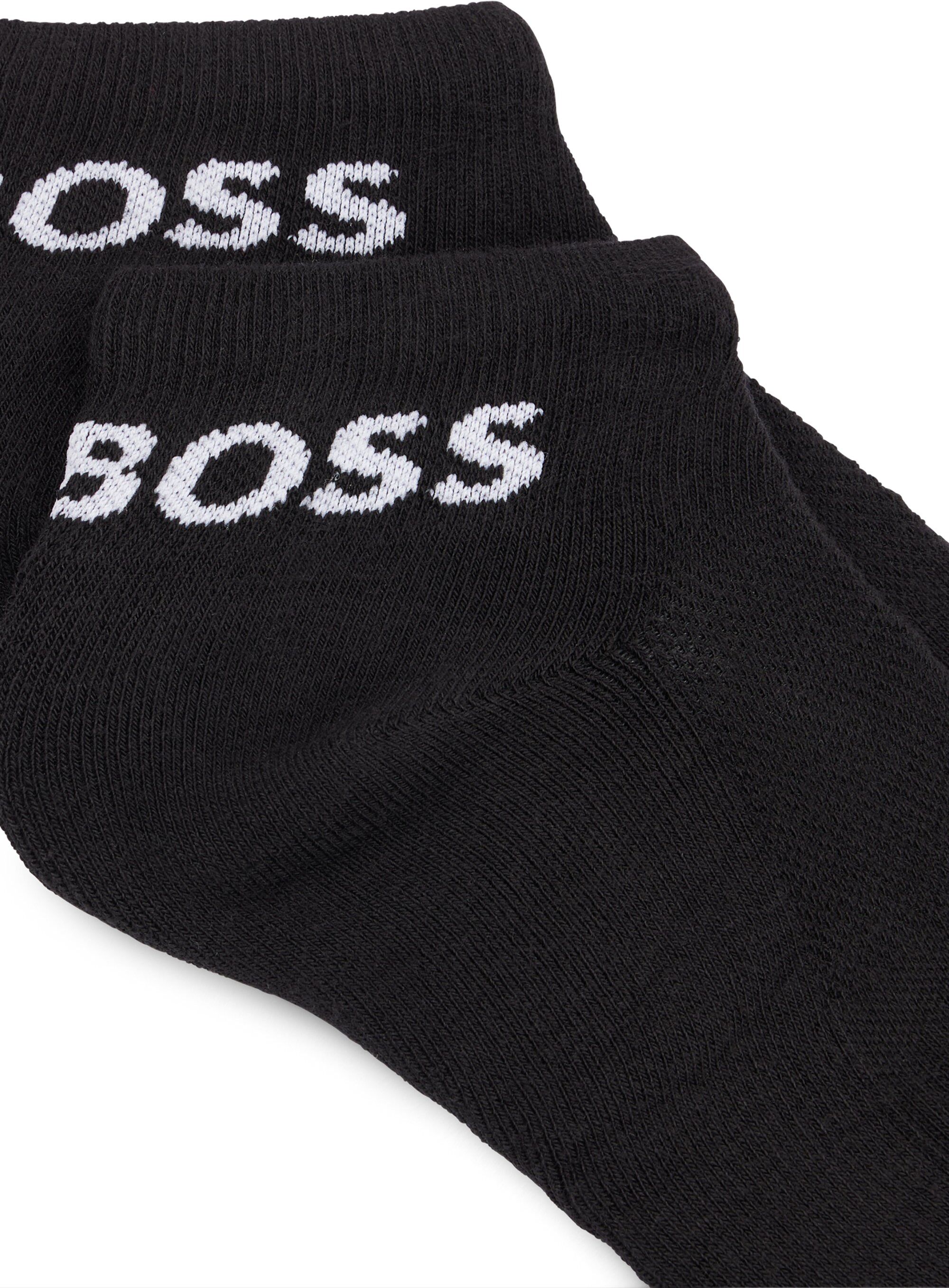 Sportsocken BOSS, Herren, Gr. 39-42, Sockengröße, schwarz, Baumwollmischung, Socken Sportsocken