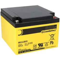 Ersatzakku kompatibel mit Aritech BS129N 12V 26Ah