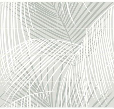 Lillian August Palm Tile Peel and Stick Wallpaper