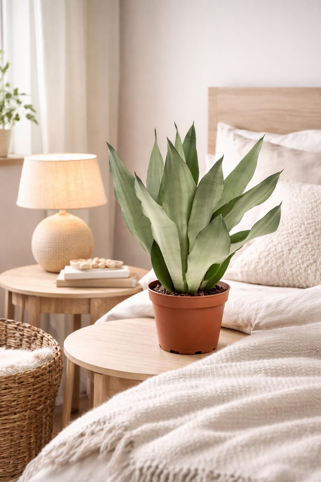 Sansevieria Moonshine kamerplant Blumen-Senf Hoogte: 50 cm