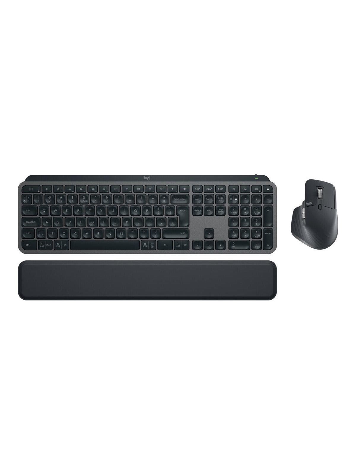 Logitech MX Keys S Combo Graphite (CH) - Tastatur & Maus Set - Schweiz - Schwarz