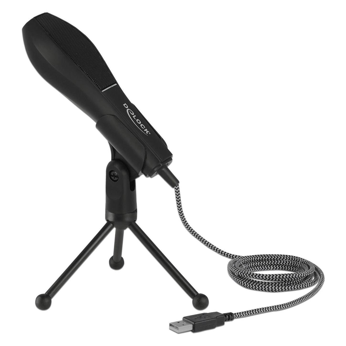 Delock USB Microphon mit Tischständer (65939)