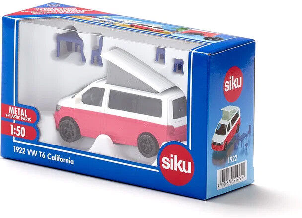 VWT6 California avec toit amovible et accessoires - Siku