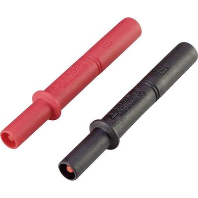 VOLTCRAFT MSL-505 starre Messspitzen-Verlängerung kurz CAT III 1000 V, CAT IV 600 V, 10 A, paar