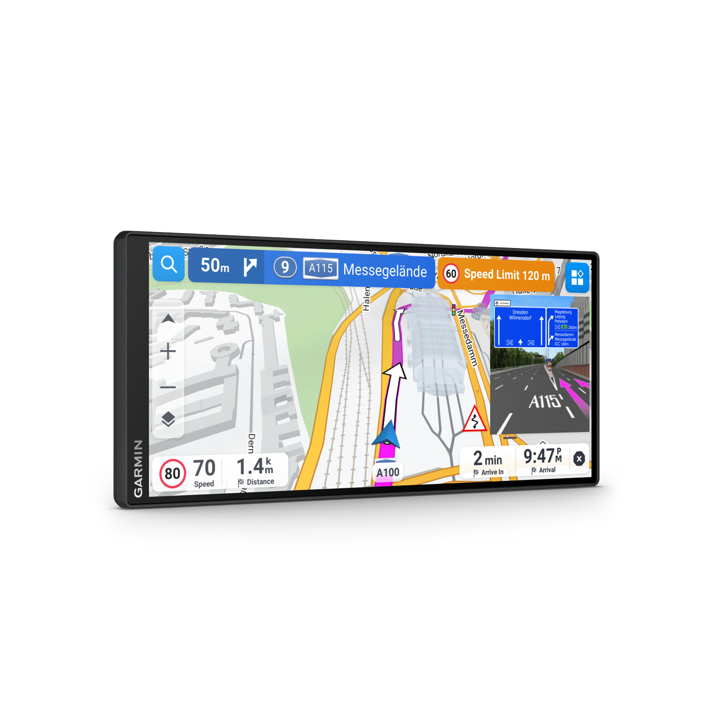 Garmin Drive 7,1-Zoll 010-04319-10 7,1-Zoll-Navi mit Verkehrsinfos via App*