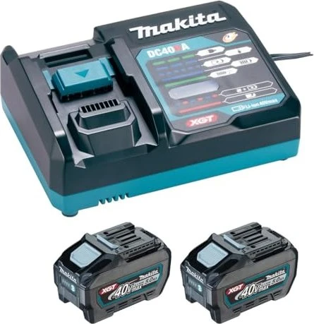 MAKITA Li-ion XGT 40V 2 × Akku BL4050F + Ladegerät DC40RA