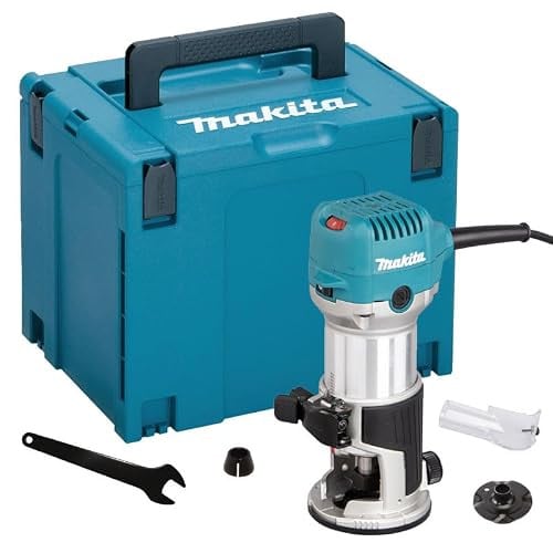Makita RT0702CJ Frees en bovenfrees, 710 W, met dompelbasis en Makpac-koffer