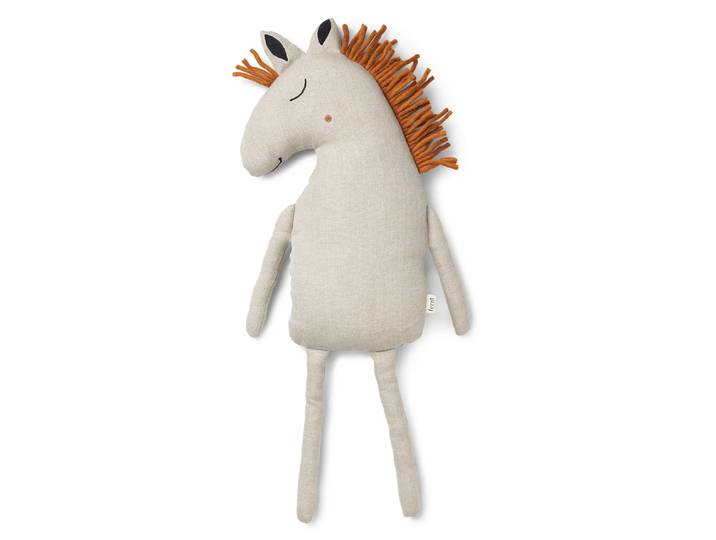 Ferm Living Coussin Safari cheval Beige