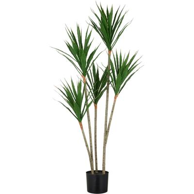 Kunstpflanze CREATIV GREEN "Agave", grün, H:120cm, Kunststoff, Kunstpflanzen, Kunstpflanze, mit 5 Stämmen