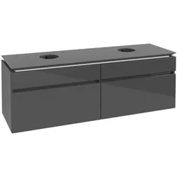 Villeroy & Boch, Waschbeckenunterschrank, Legato Waschtischunterschrank B677 1600x550x500mm, 2 Waschtische (160 x 50 x 55 cm)