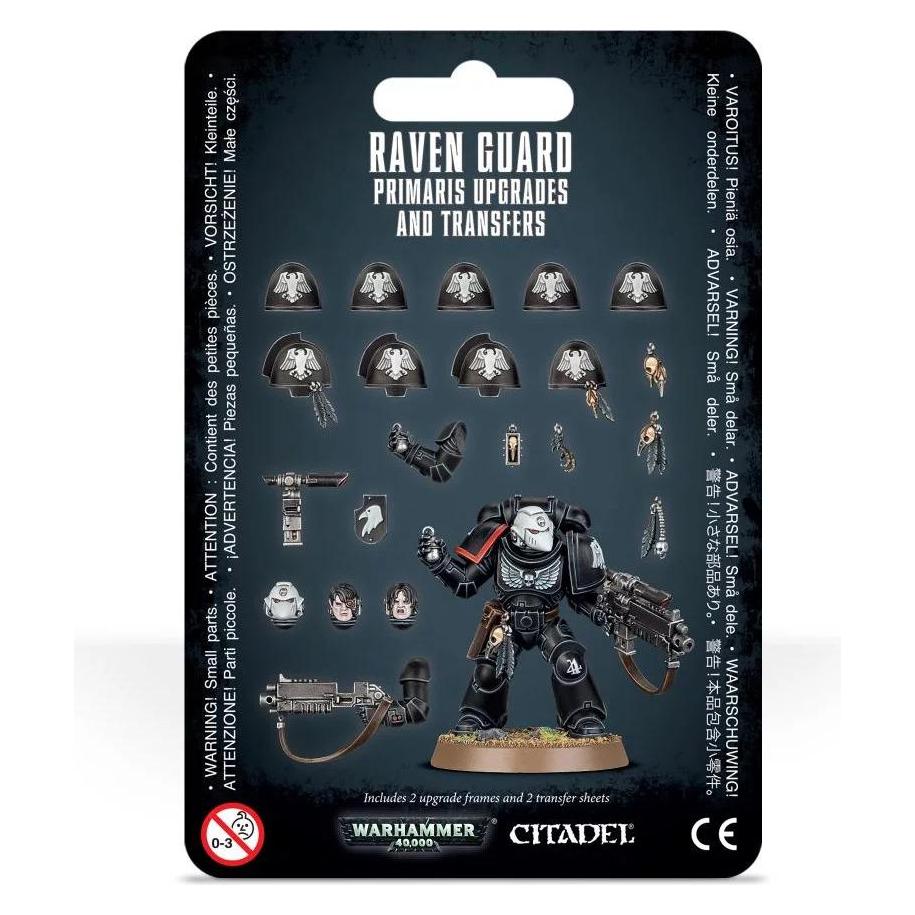 Games Workshop Warhammer 40k - Raven Guard Primaris Upgrades & Transfers (Kunststoff) (99070101041)