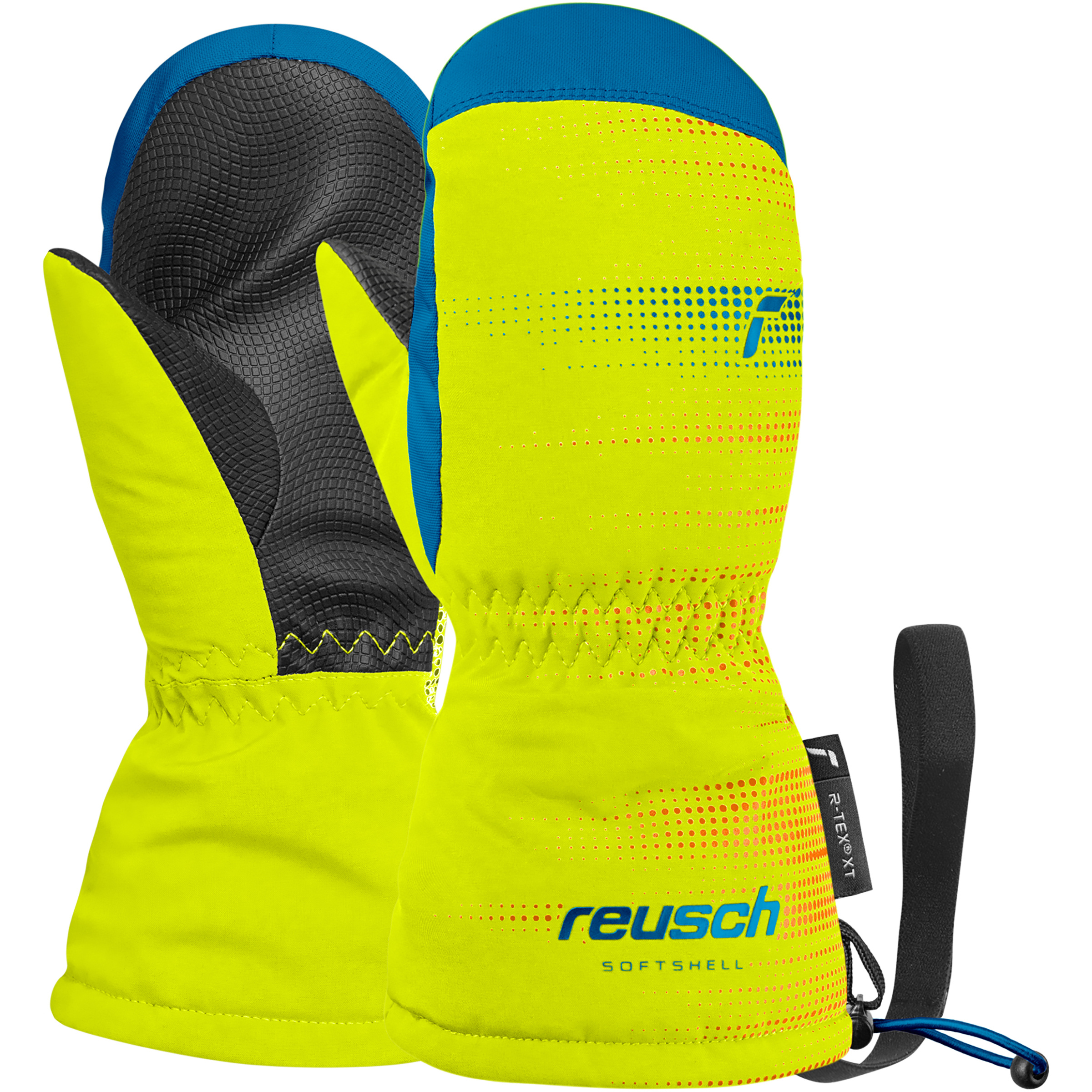 Reusch Maxi R-Tex XT Mitten Kinder Fäustlinge gelb Größe 5 Lifestyle Wasserdicht