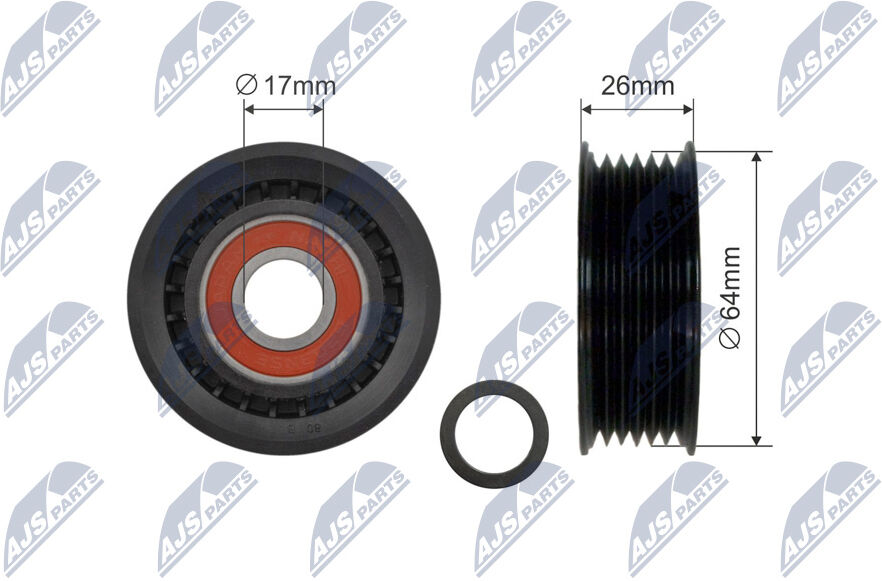 Nty Spannrolle, Keilriemen Rnkdw007 Für Chery