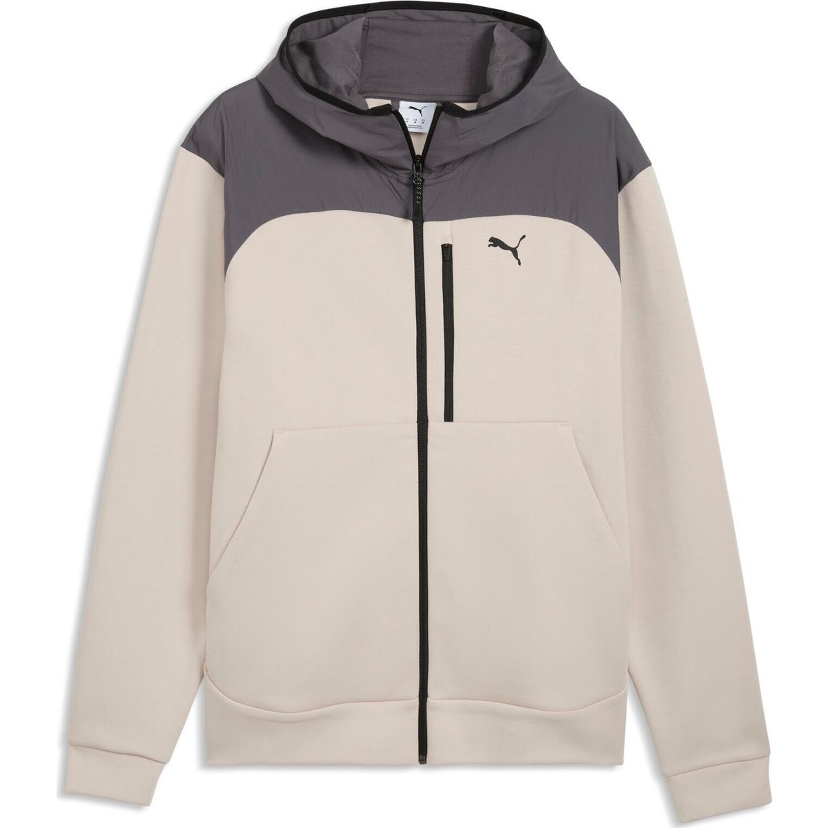 Puma Pumatech Material Mix Full-zip Hoodie DK silver fog (82) L 694490-82-L