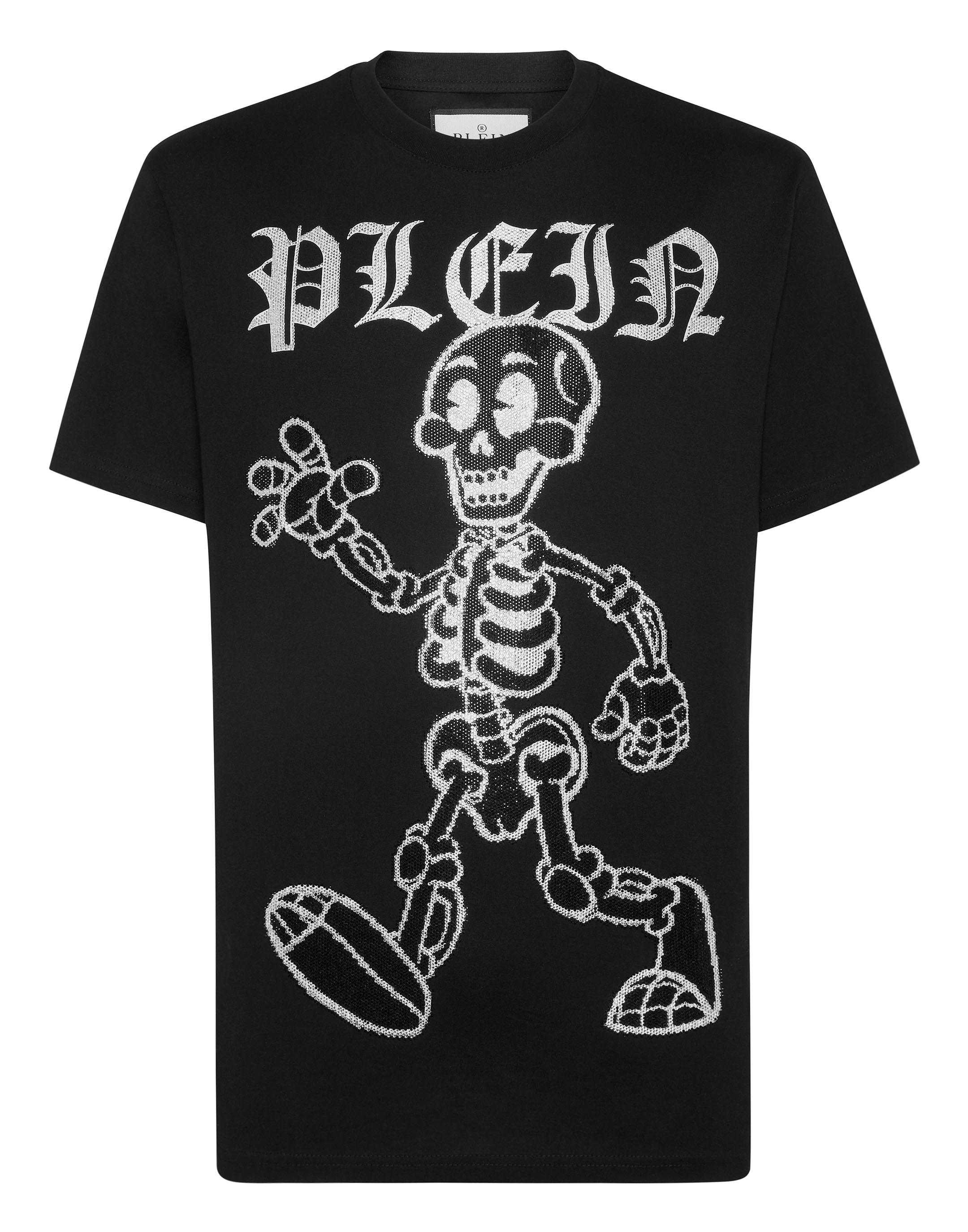 Rundhals-T-Shirt Skeleton