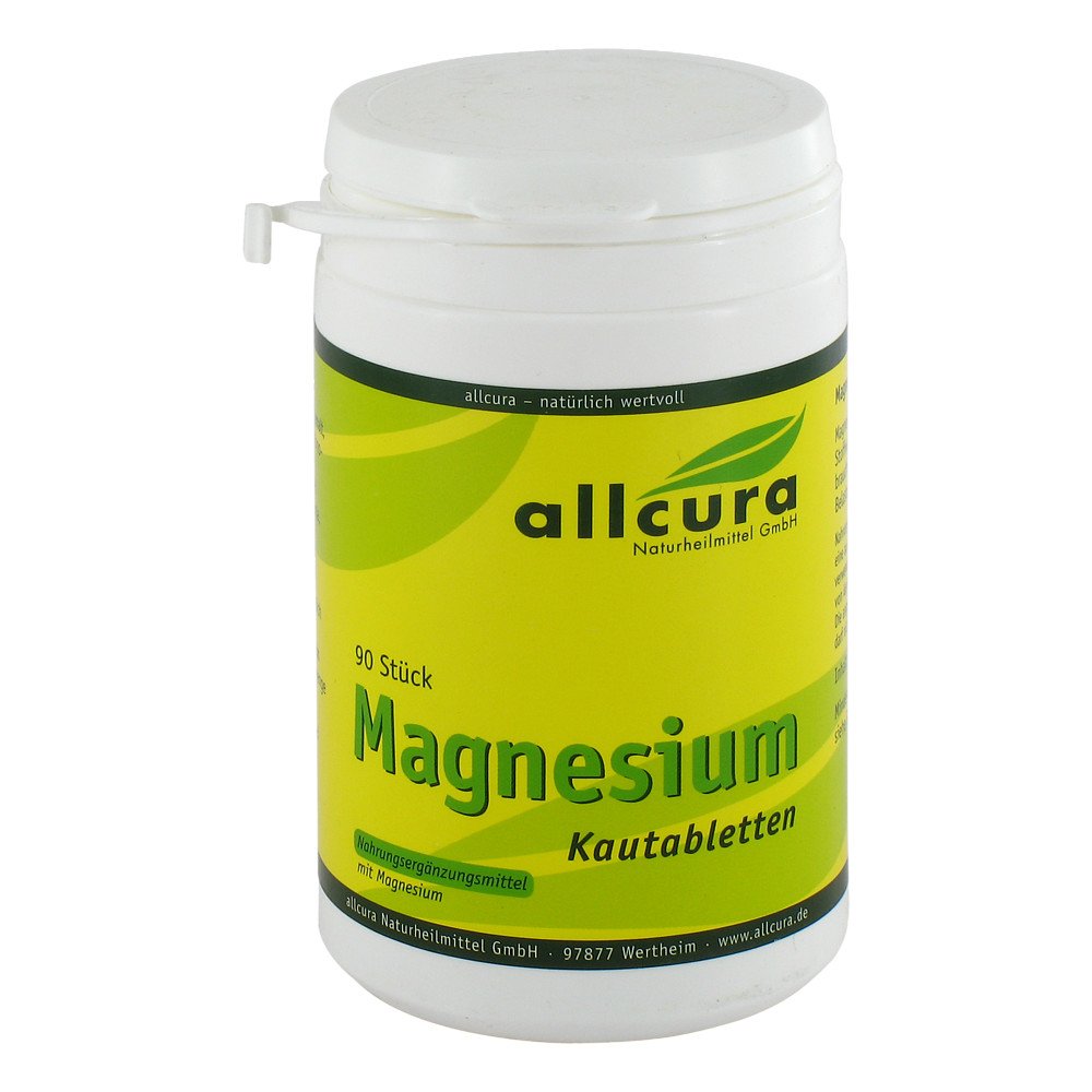 allcura Naturheilmittel GmbH Magnesium Kautabletten ohne Zucker 03801002