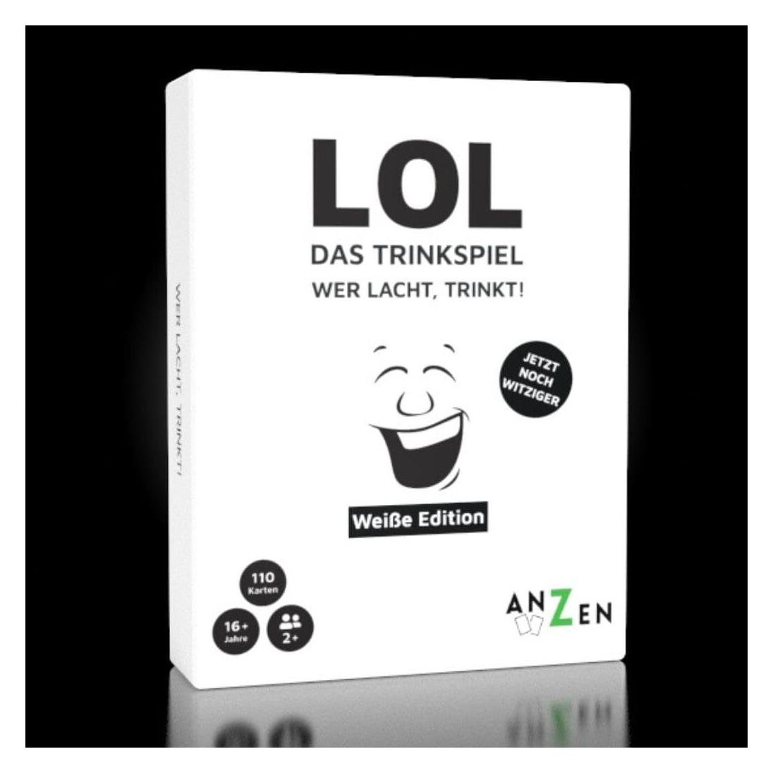 Anzen Spiele LOL - Das Trinkspiel - Weisse Edition (2 - 12 Spieler) (3157739)