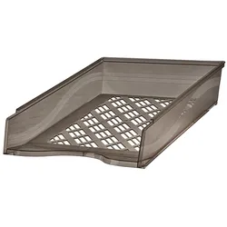 bene Briefablage DIN C4 grau-transparent