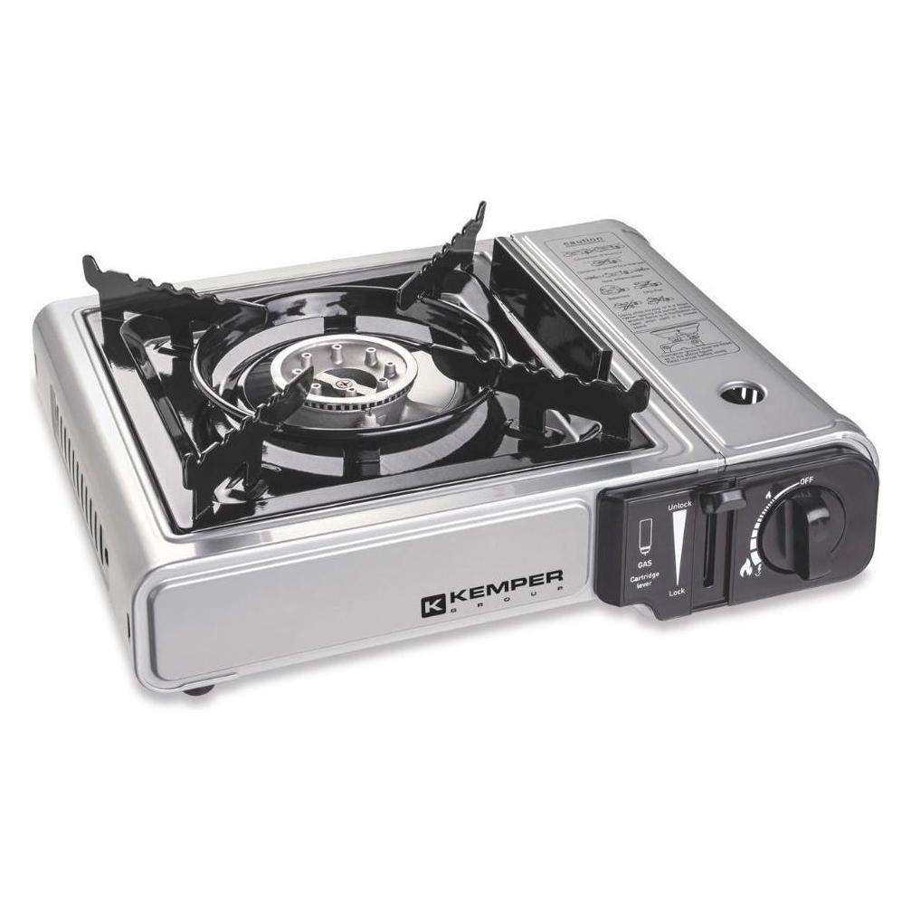 Kemper Camping Gaskocher integrierter Piezozündung (107246)