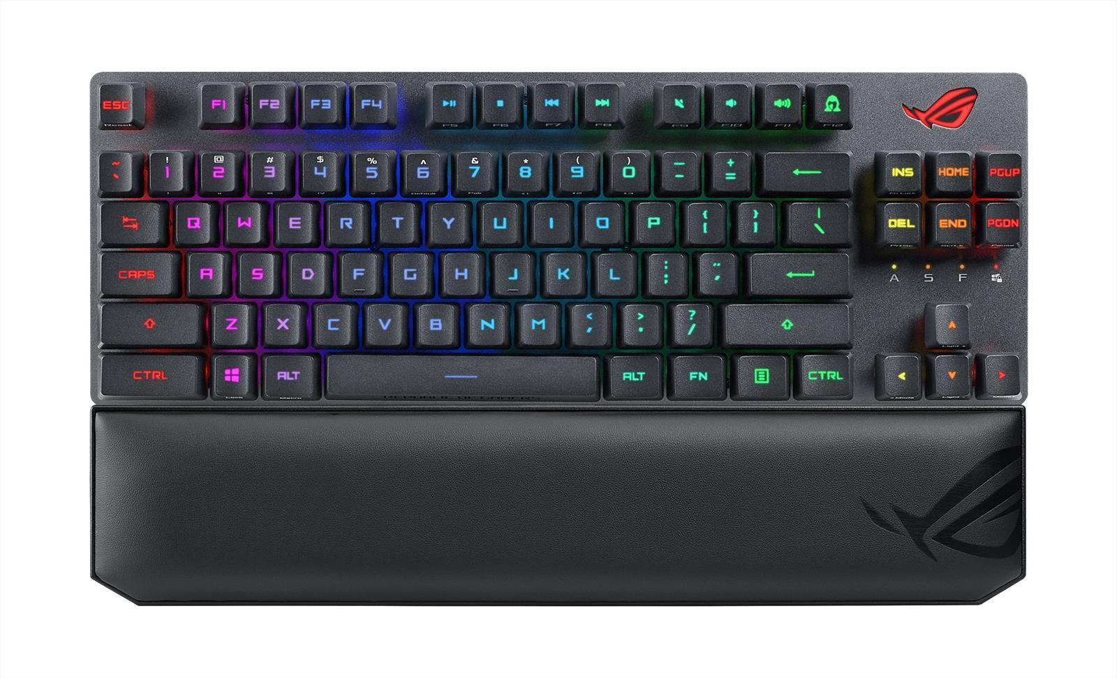 Asus ROG Strix Scope RX TKL DX Draadloos Toetsenbord - Zwart - Frans Toetsenbordindeling