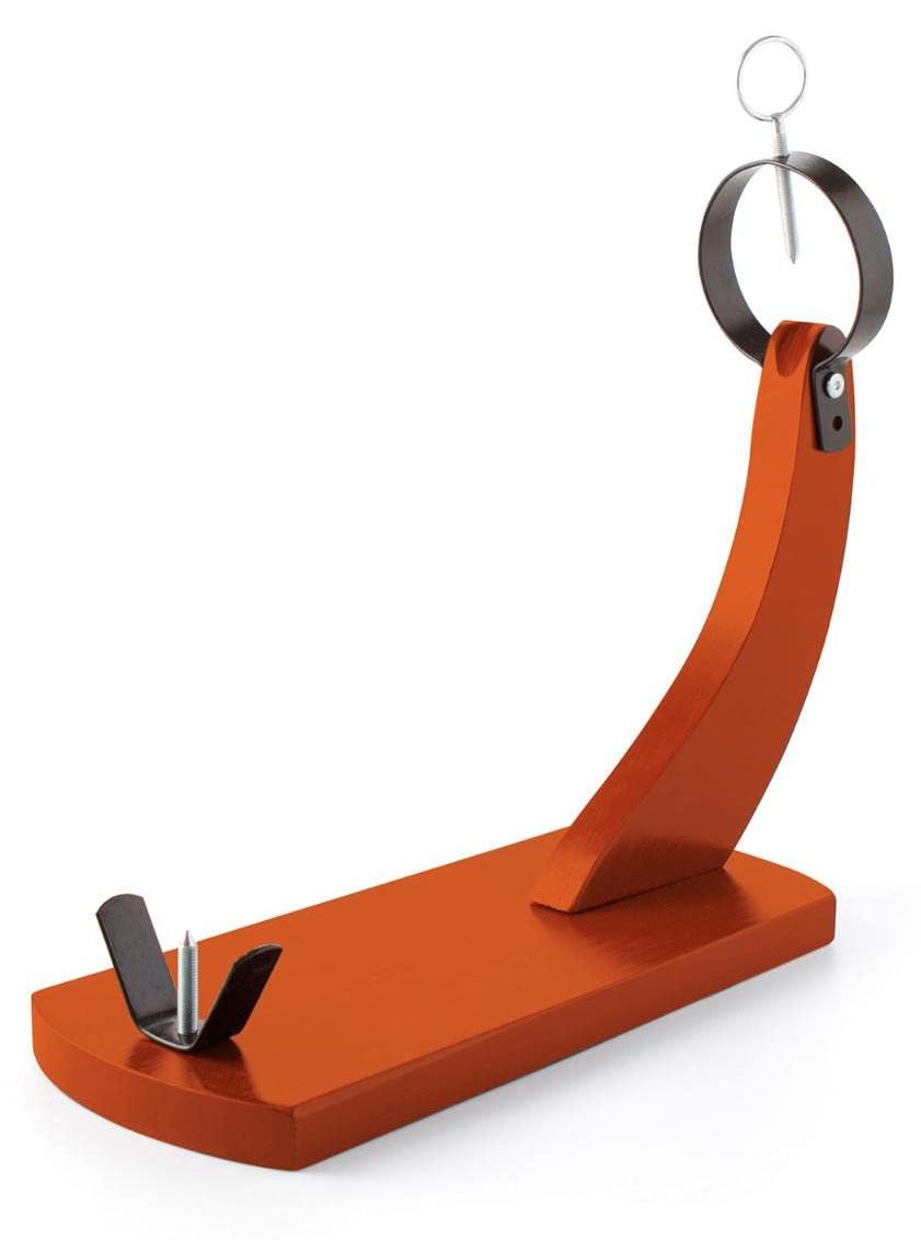 Dripio Houten hamhouder met roestvrijstalen spiezen, 36 cm