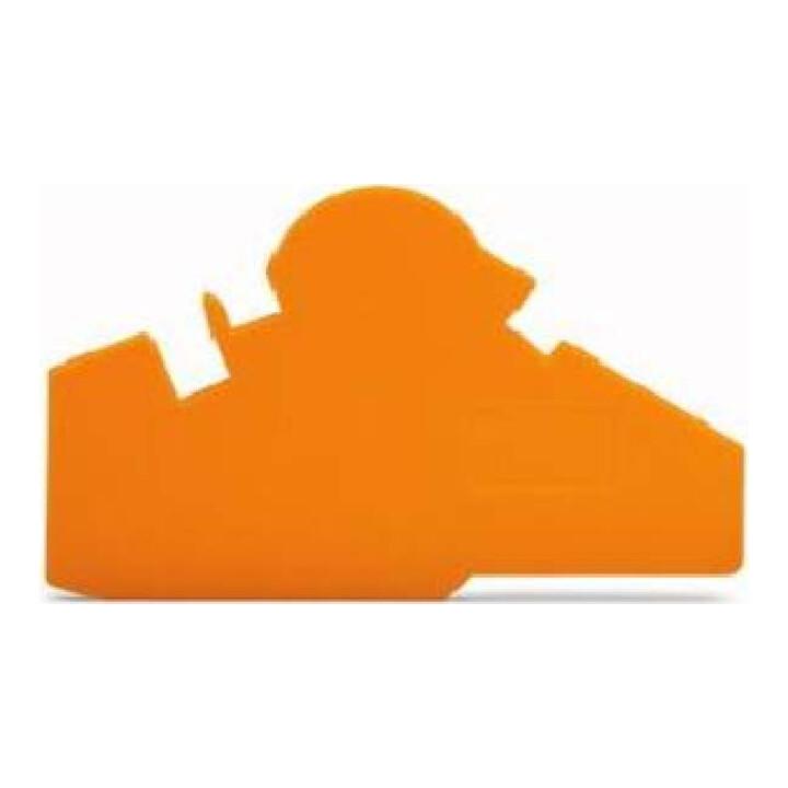 WAGO GmbH& Co. KG Abschluß- u.Trennplatte orange, 1,5mm dick 282-386 (0453639)